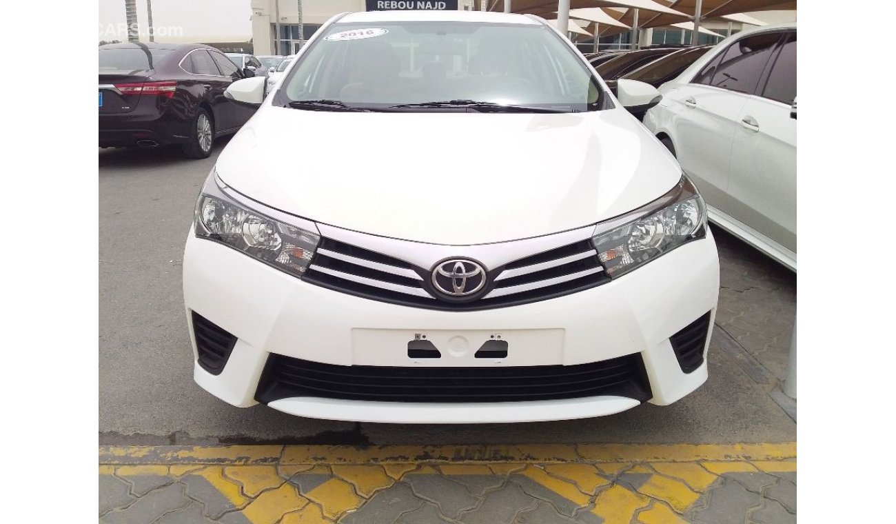 Toyota Corolla 1.6 2016 GCC