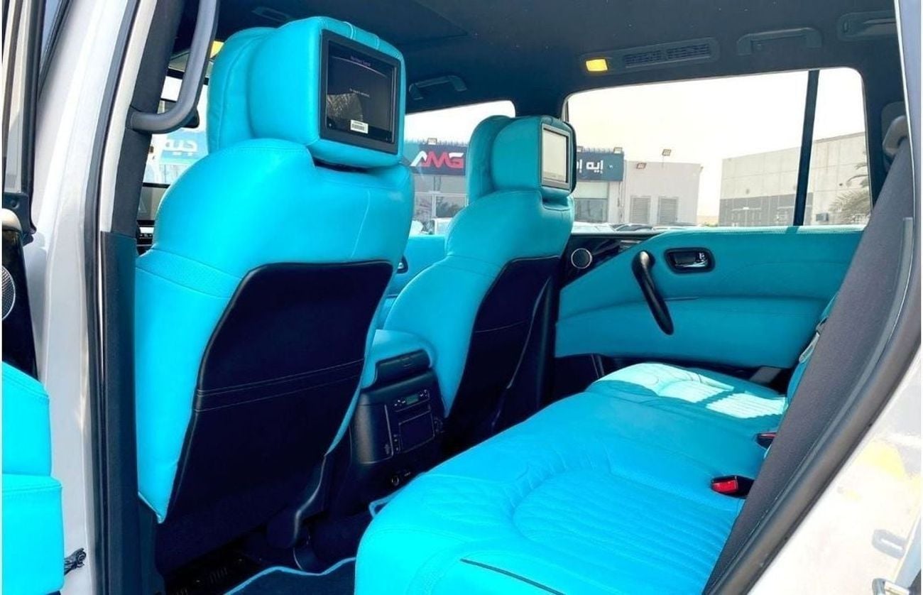 إنفينيتي QX80 GCC 2019 Nardo Grey Unique Interior Design by MBS