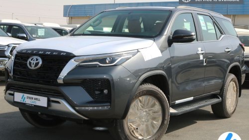 Toyota Fortuner 2022 | 2.4L DSL V - FULL OPTION WITH REAR CAMERA AND ALLOY WHEELS DUAL ZONE AC WITH GCC SPECS EXPORT