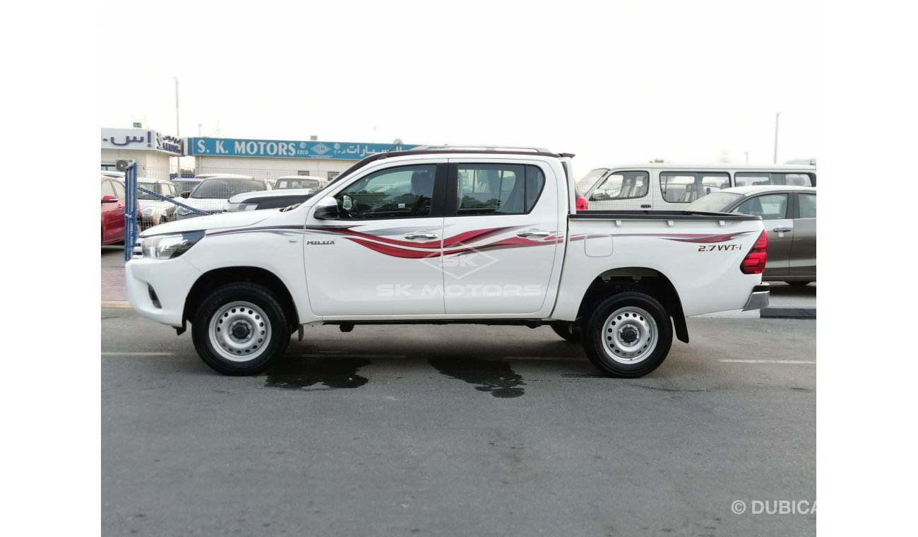 تويوتا هيلوكس 2.7L Petrol, Auto Gear Box, Parking Sensor Rear (LOT # 4527)