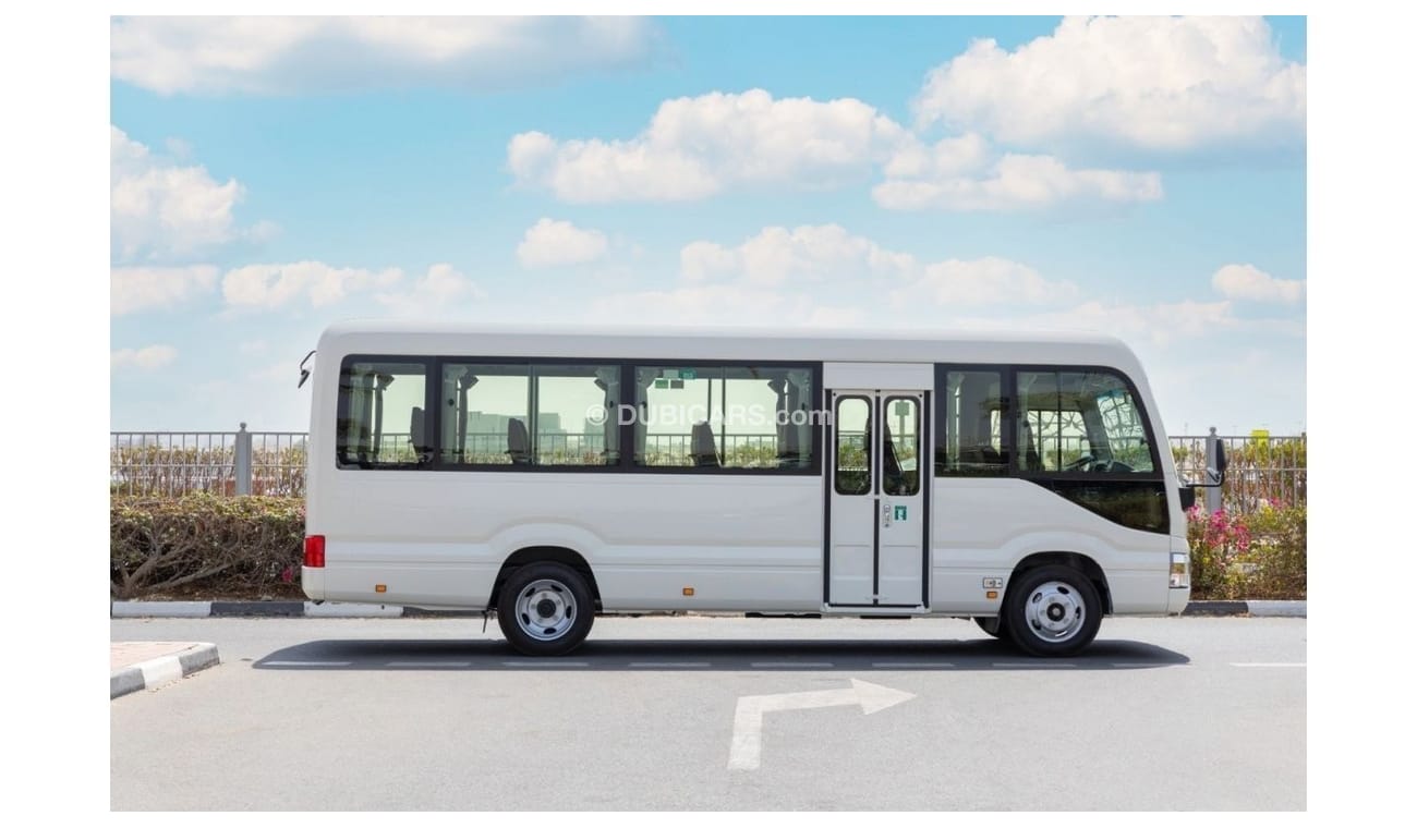 تويوتا كوستر 2023 Toyota Coaster 4.2L 23 Seats + 3 Point Seat Belt + Auto Pass. Door + Door Step Light