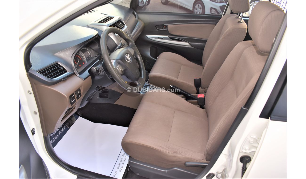 Toyota Avanza 1.5L GLS VAN 2STR 2017 GCC