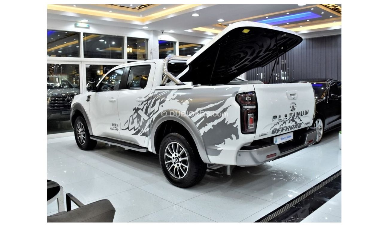 Great Wall Poer EXCELLENT DEAL for our Great Wall POER ( PLATINUM GMW ) 2022 Model / White Color GCC Specs