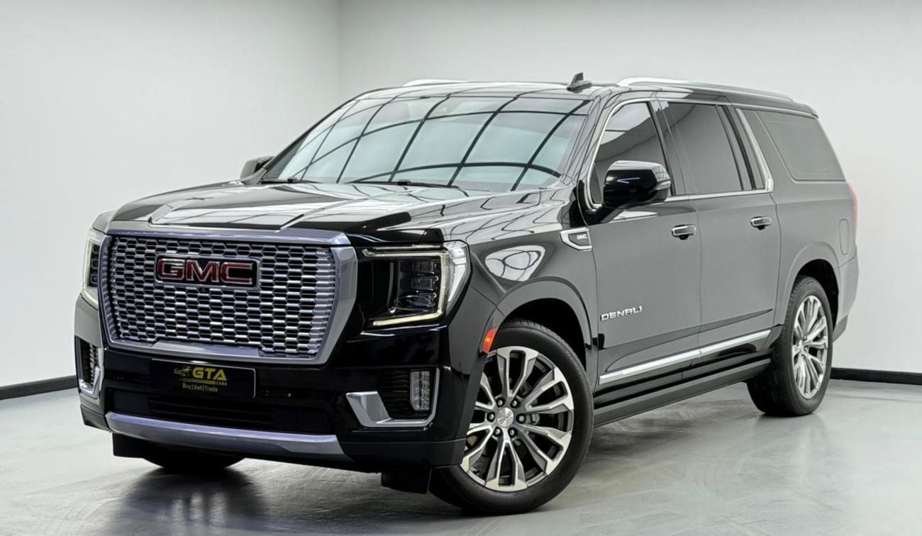 جي أم سي يوكون XL Denali 6.2L (8 Seater) 2021 GMC Yukon Denali XL, Warranty, Full GMC Service History, Fully Loaded, E