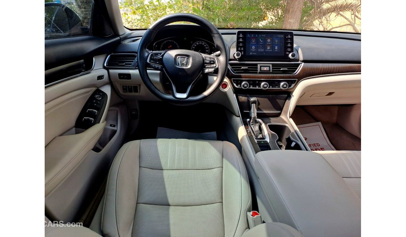 Honda Accord EX 1250-Monthly l GCC l Full Option 1.5T | Sunroof, Leather, Radar l Accident Free