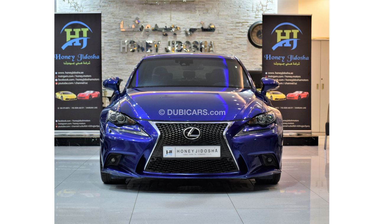 لكزس IS 350 EXCELLENT DEAL for our Lexus IS 350 F-Sport 2016 Model!! in Blue Color! GCC Specs