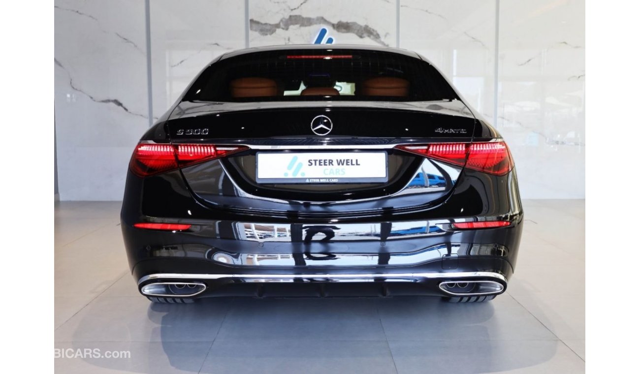 مرسيدس بنز S 500 4M | AMG | FULL OPTION | 5 YEARS WARRANTY WITH SERVICE PKG | SPECIAL INTERIOR | GCC