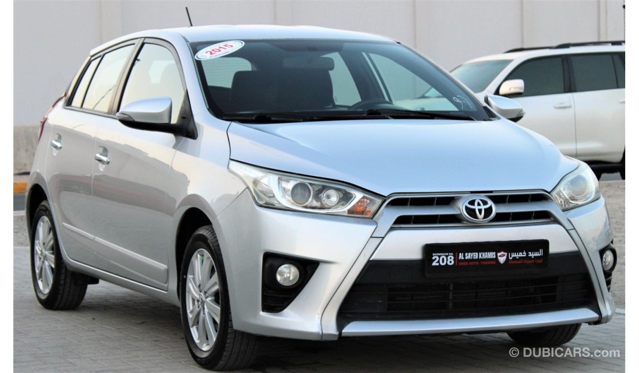 Toyota Yaris Toyota Yaris 2015 GCC No. 1 full option without accidents, very clean from inside and outside