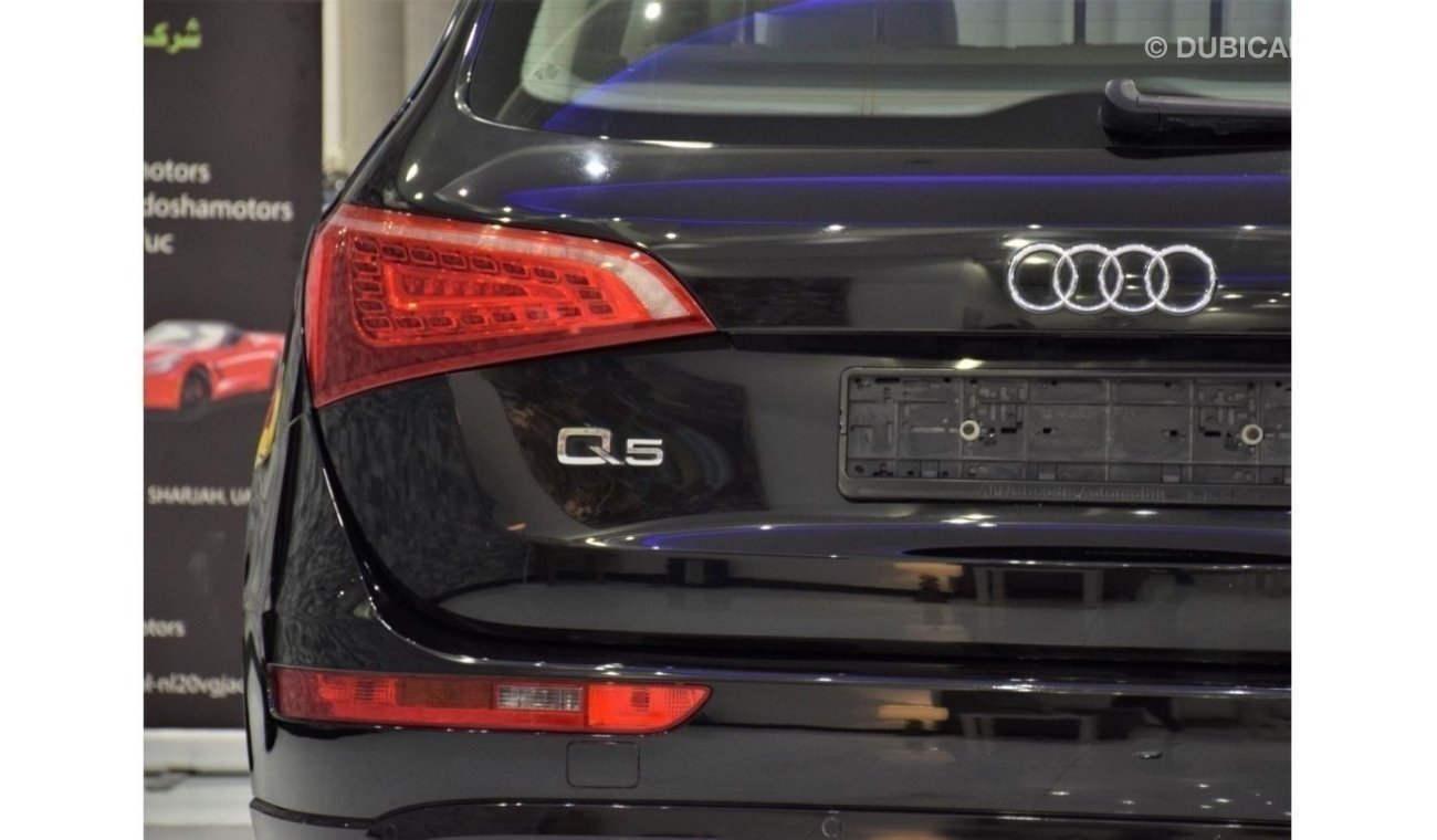 Audi Q5 Std EXCELLENT DEAL for our Audi Q5 QUATTRO ( 2013 Model! ) in Black Color! GCC Specs