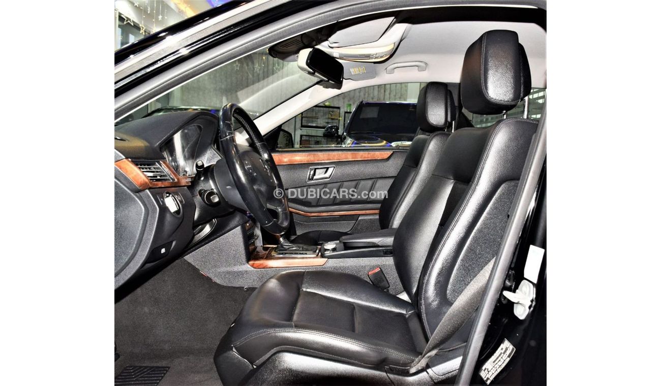 مرسيدس بنز E200 ONLY 135000 KM Mercedes Benz E200 2012 Model!! in Black Color! GCC Specs