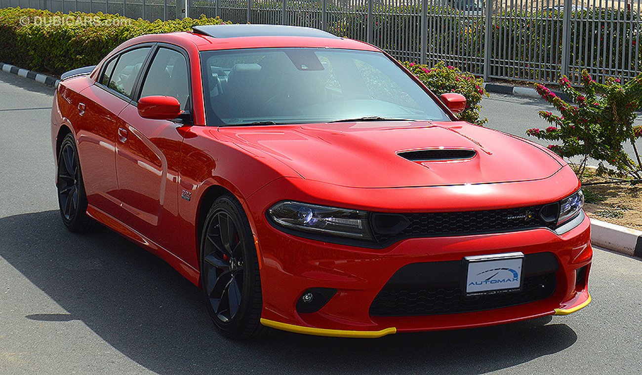 Dodge Charger 2019, Scat Pack SRT 392, 6.4L V8 HEMI GCC, 0KM with 3 Years or 100,000km Warranty