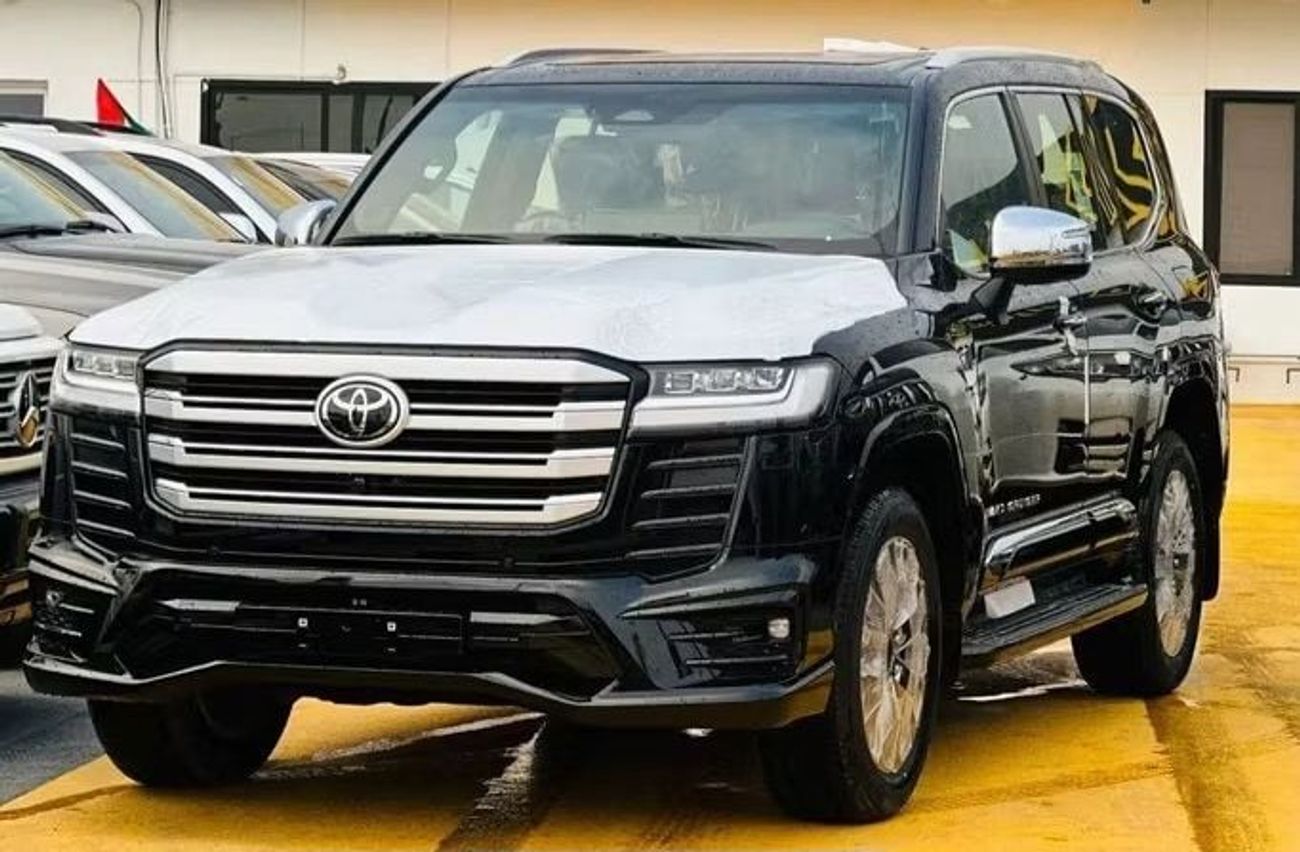 تويوتا لاند كروزر Toyota landcruise 2026Model Twin turbo 3.5L VXR V6 Colour Black Interior Red push start Transmission