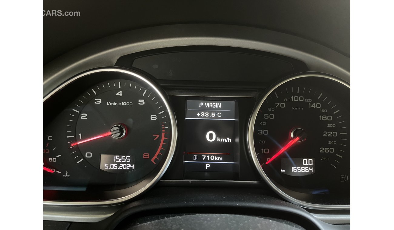 أودي Q7 Audi Q7 S-line - 2015 Supercharged 330HP model - GCC Specs - Full Option - stored in dry garage