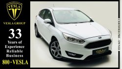 Ford Focus HATCHBACK + LEATHER SEATS + NAVIGATION + ALLOY WHEELS / GCC / 2018 / WARRANTY OPEN KMS / 682 DHS P.M