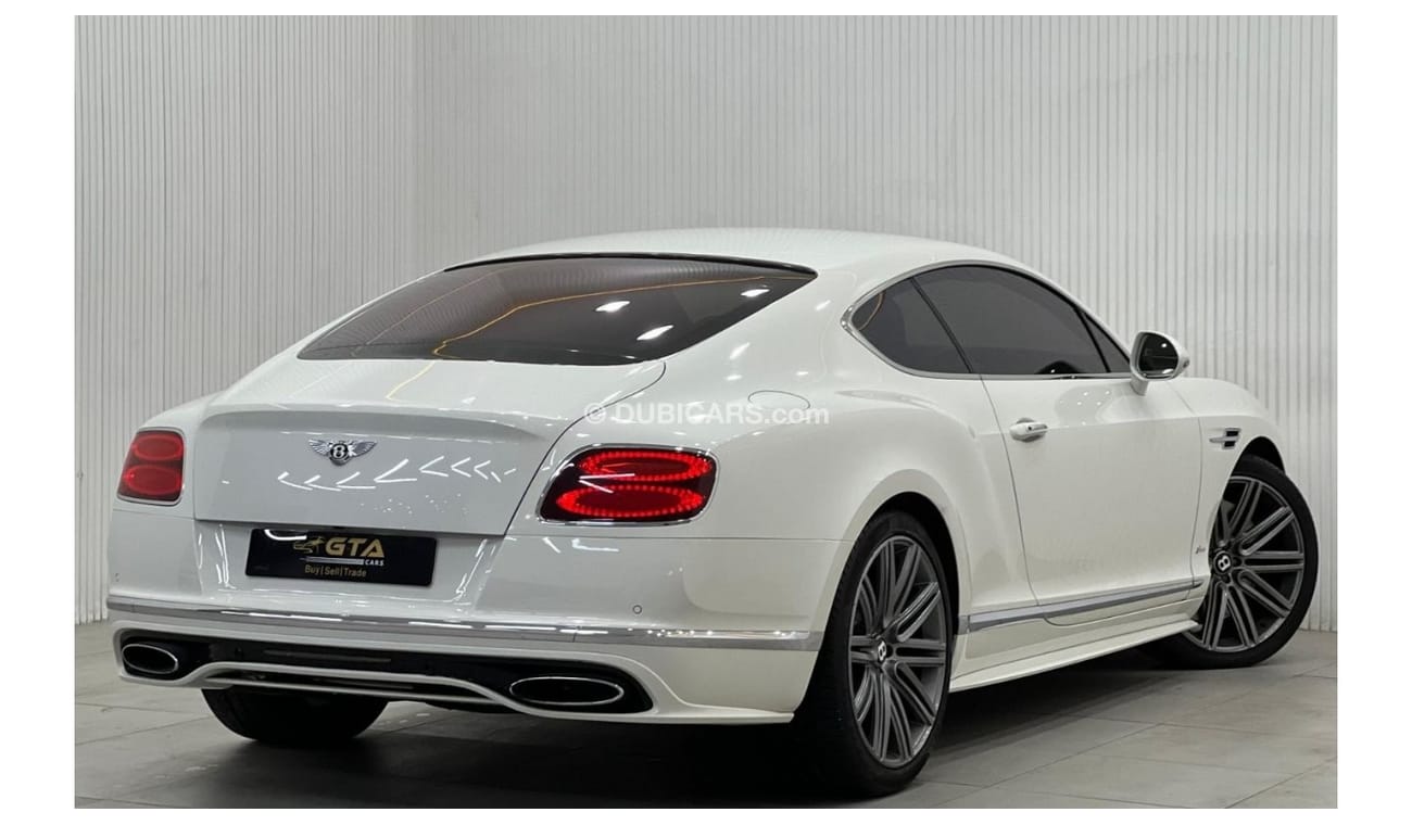 Bentley Continental 2016 Bentley Continental GT Speed, Warranty, Service History, Very Low Kms, GCC