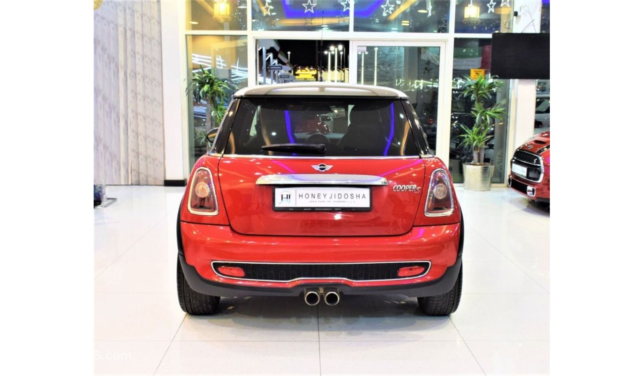 ميني كوبر إس ( ONLY 95000 KM ) AMAZING Mini Cooper S 2009 Model!! in Red Color! GCC Specs