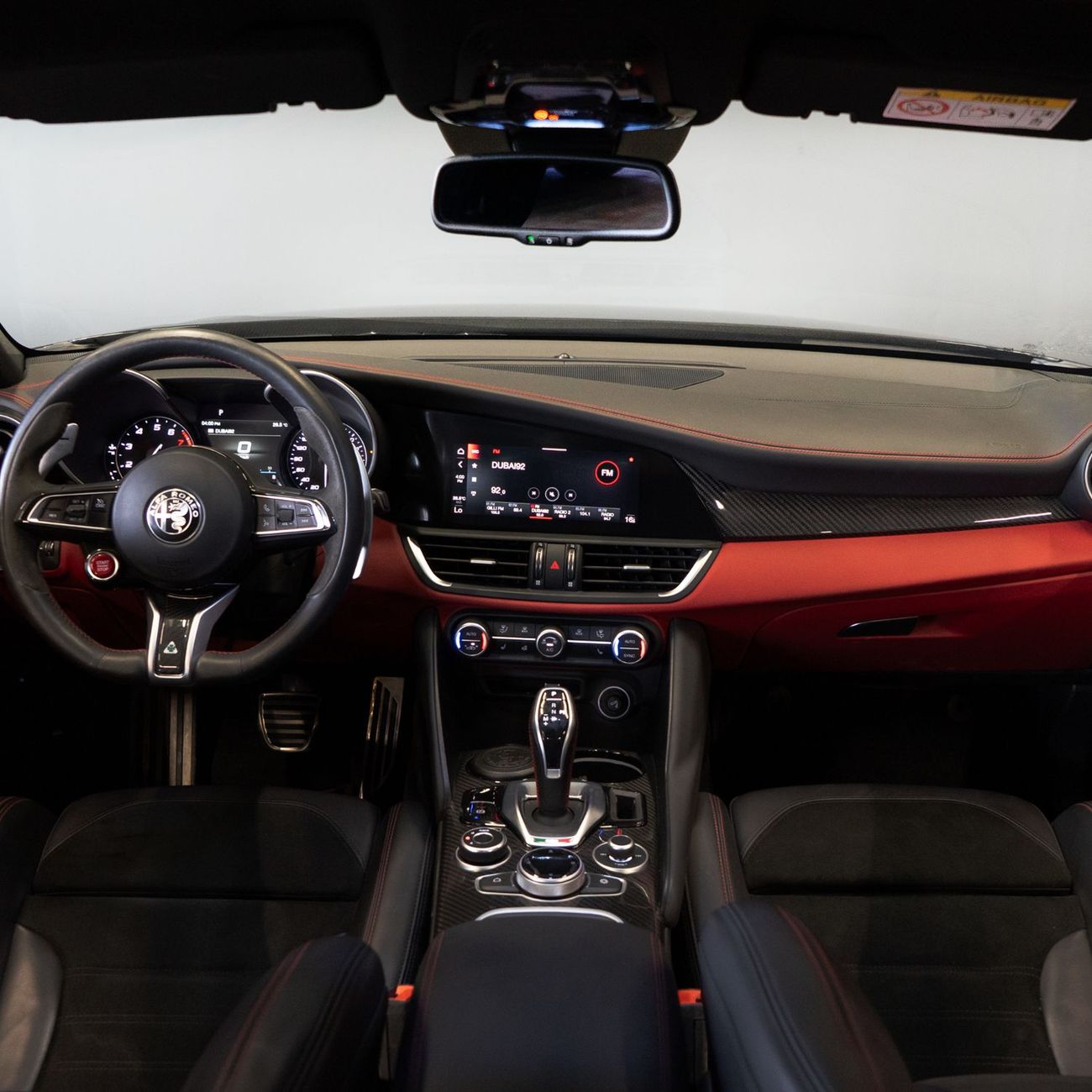 Alfa Romeo Giulia Quadrifoglio 2.9L (505 HP) AED 3,161 pm • 0% Downpayment • Alfa Romeo Giulia Quadrifoglio • 1 Year W