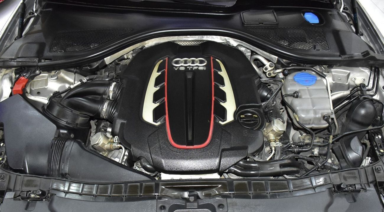 Audi S6 S-Line EXCELLENT DEAL for our Audi S6 V8T ( 2016 Model ) in Silver Color GCC Specs
