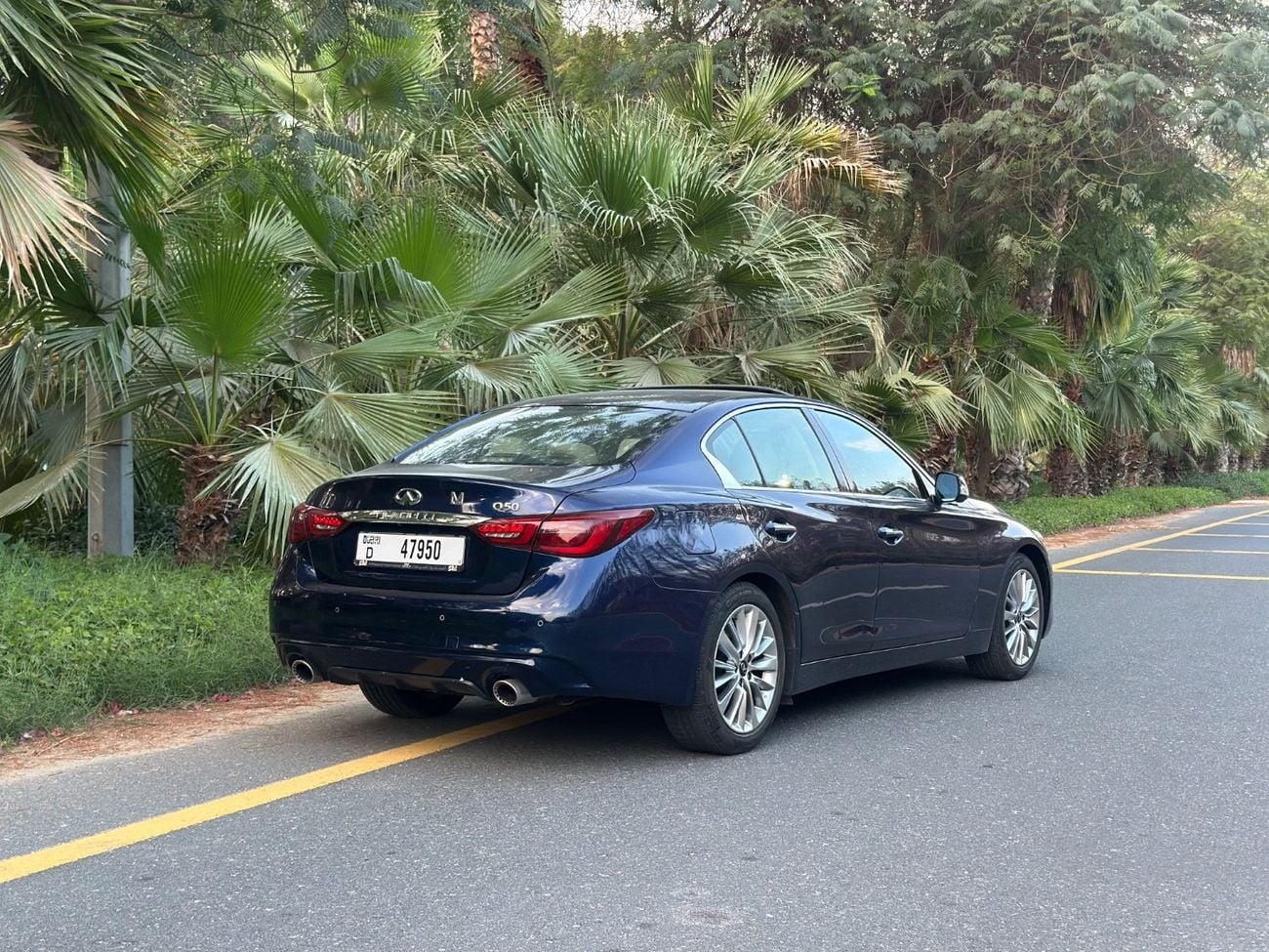 إنفينيتي Q50 Std 3.0L | 2021 | GCC Specs | V6 300 HP | Perfect Condition