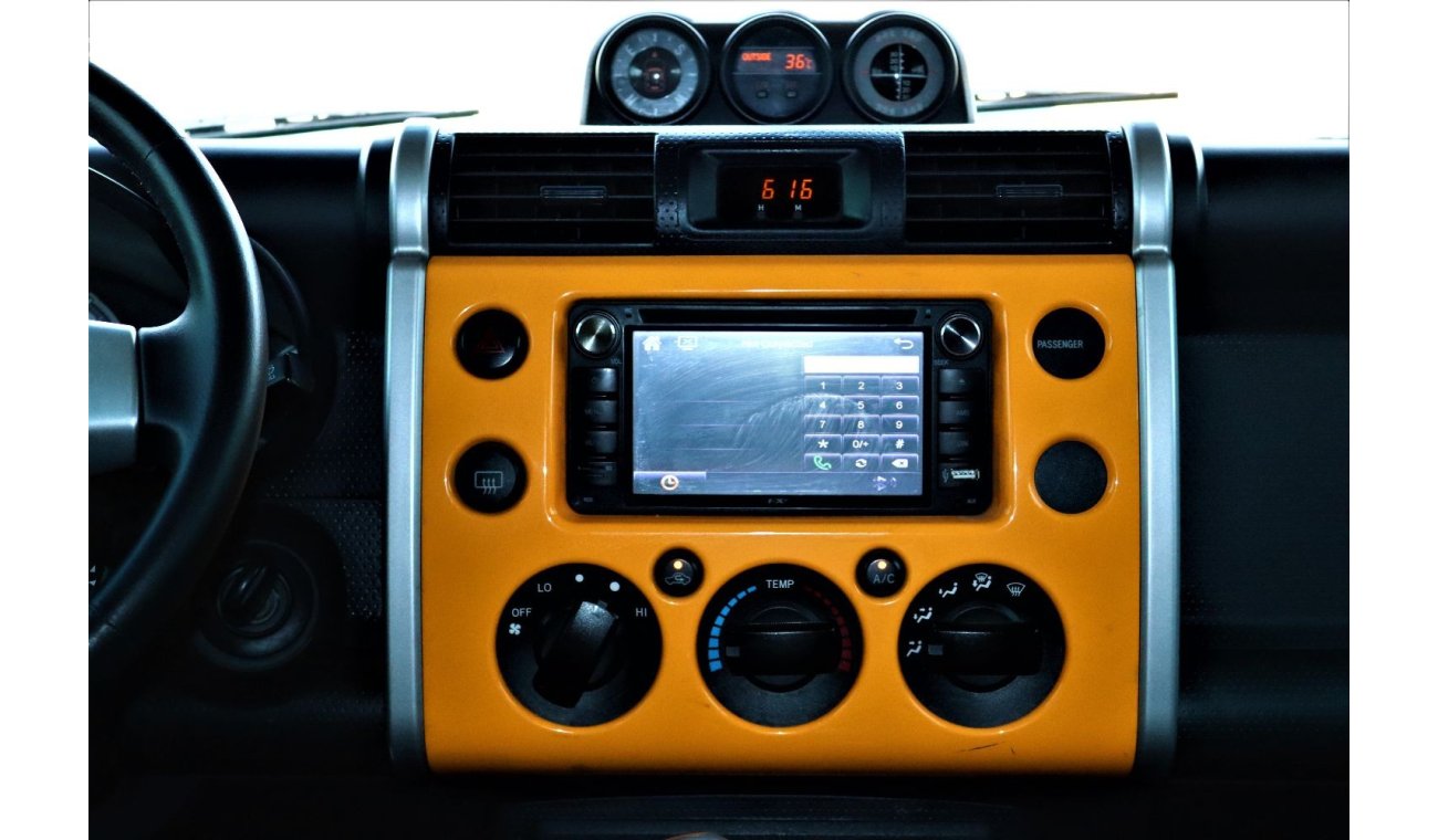 Toyota FJ Cruiser VXR Air Conditioning, Alarm/Anti-Theft System, AM/FM Radio, Aux Audio In, Bluetooth System, Cassette