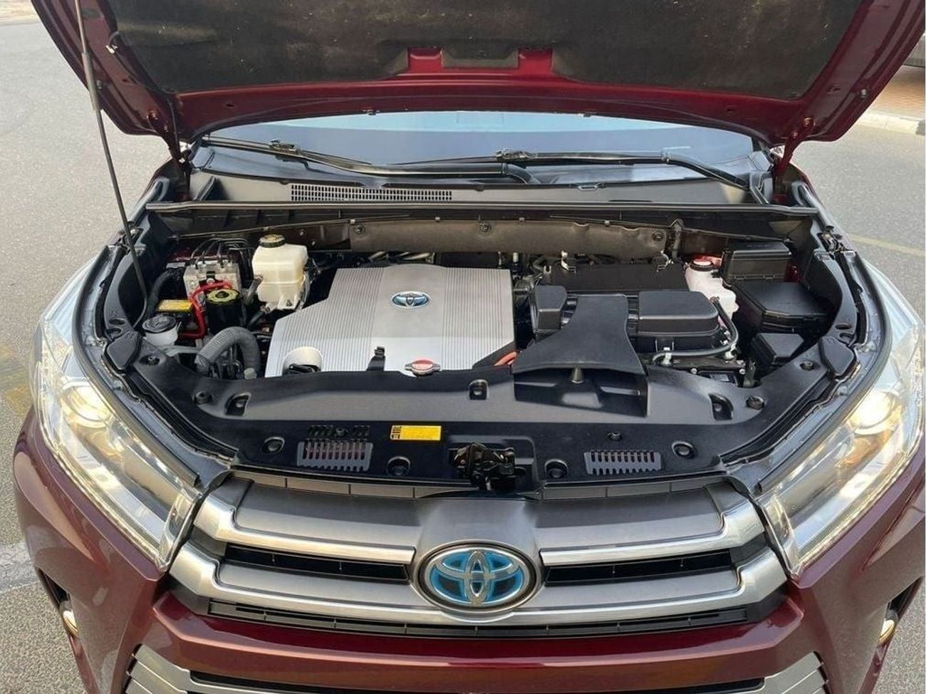 تويوتا هايلاندر 2017 Toyota Highlander Hybrid Fuel Limited Edition Full Option Panoramic View - 360* 5 CAM - 4x4 AWD