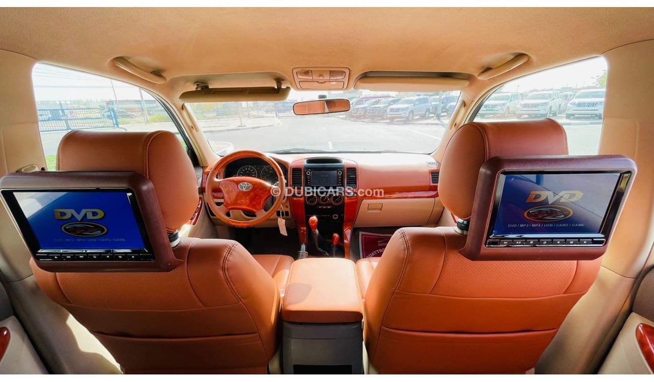 Toyota Prado 2009 GCC Manual Modified 4WD Diesel 3.0CC Key Start Rear TV 7 Seats Good Condition