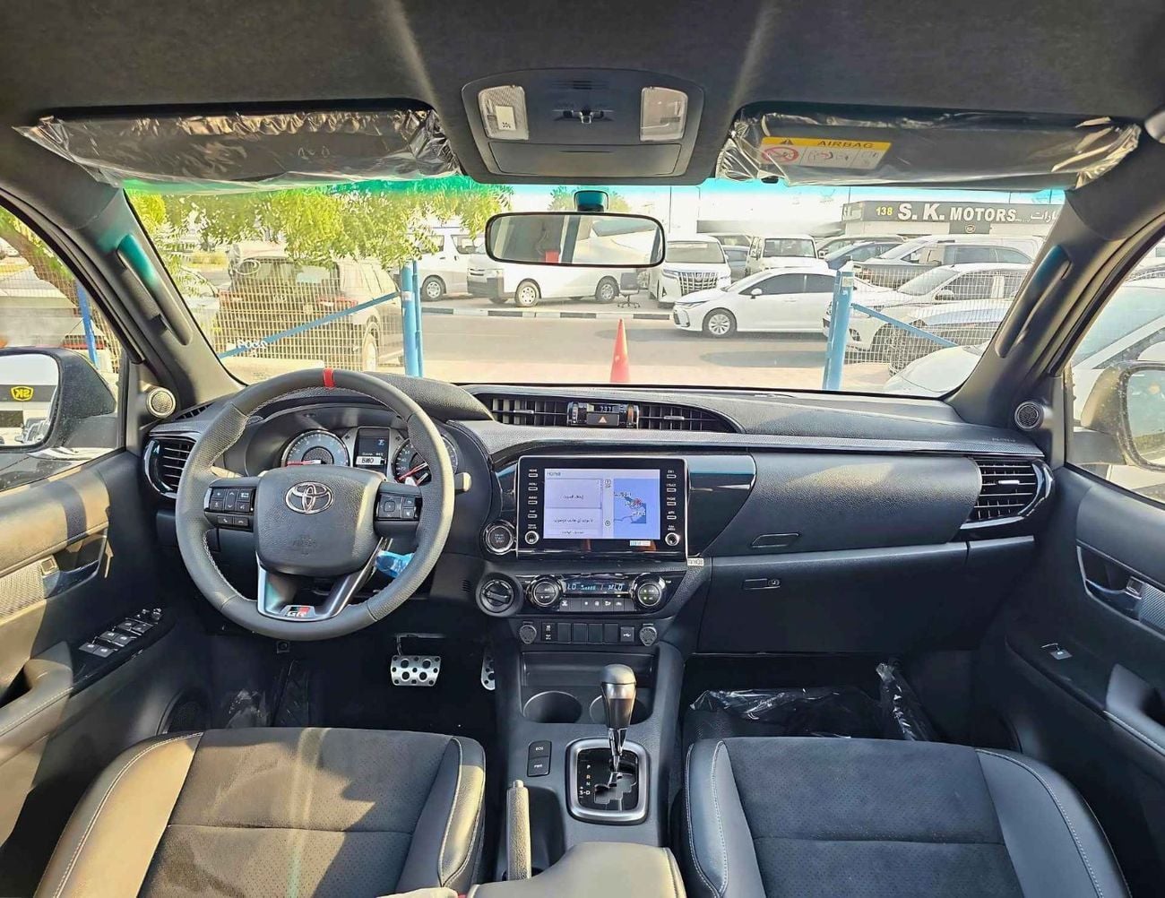 تويوتا هيلوكس GR SPORT EURO 4/4.0L PETROL A/T 4WD/DRIVER POWER SEAT/PUSH START/ (CODE#GR SPORT)