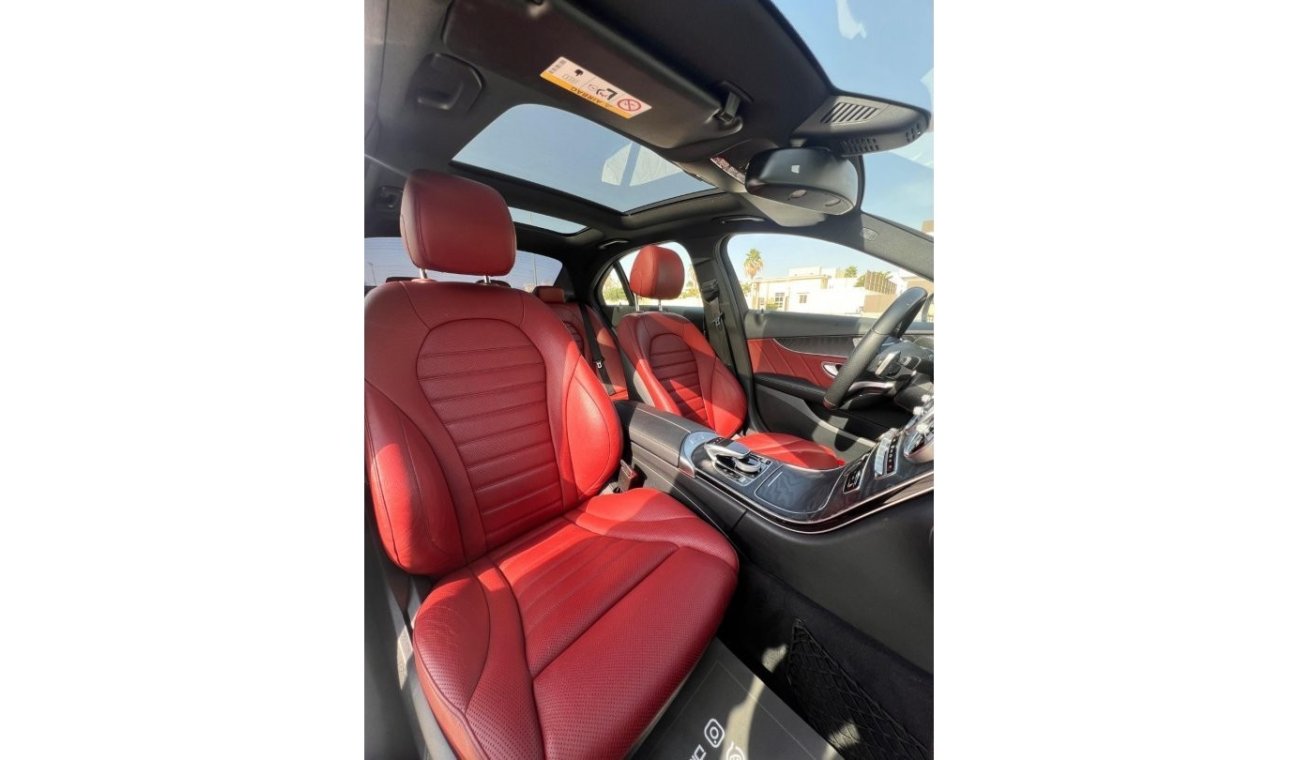Mercedes-Benz C200 AMG Pack Mercedes C200 AMG 360 Camera Panoramic  Ventilation Seats  Full option GCC 2018  61,000 KM 