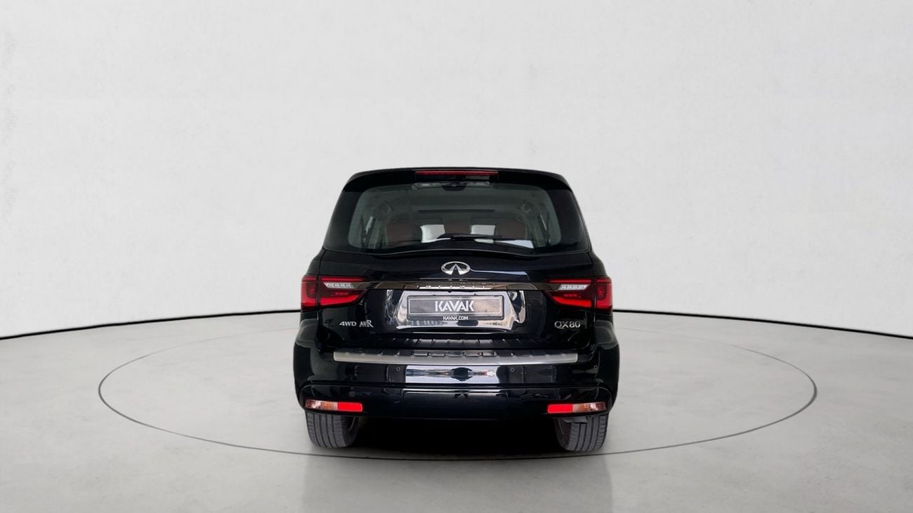 إنفينيتي QX80 5.6 SENSORY PRO AT 4WD 8 SEATS BLACK EDT | شامل الضمان | 0 ﺪﻔﻋﺓ ﺃﻮﻟﻯ