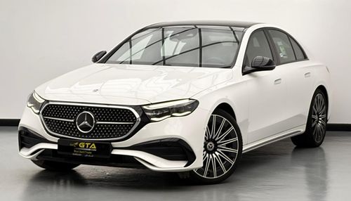 Mercedes-Benz E300 2025 Mercedes-Benz E300, 5 Year Mercedes Warranty + Service Contract, GCC