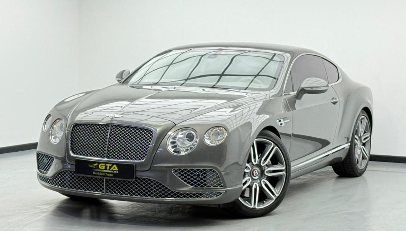 بنتلي كونتيننتال جي تي 2016 Bentley Continental GT, Service History, Excellent Condition, GCC