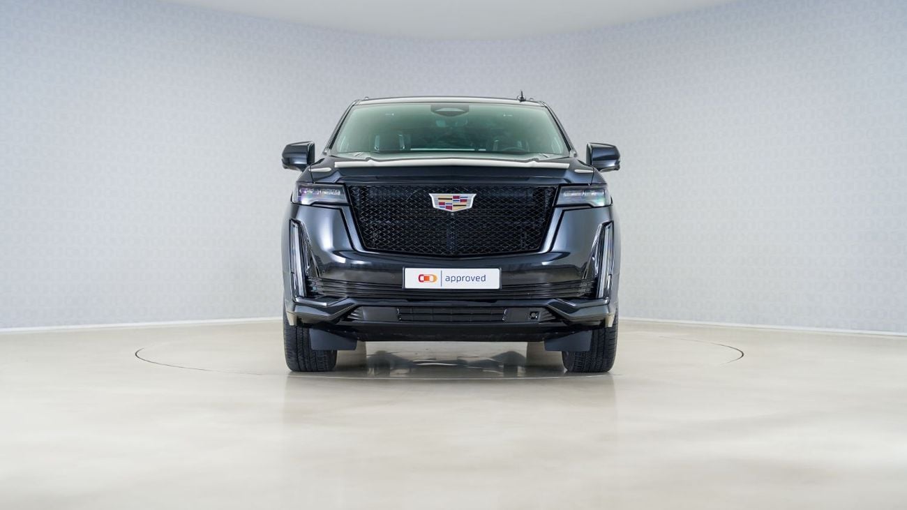 Cadillac Escalade Sport Platinum 6.2L AWD | AED 15,089 PM | Warranty March 2026 - Service March 2027 | GCC