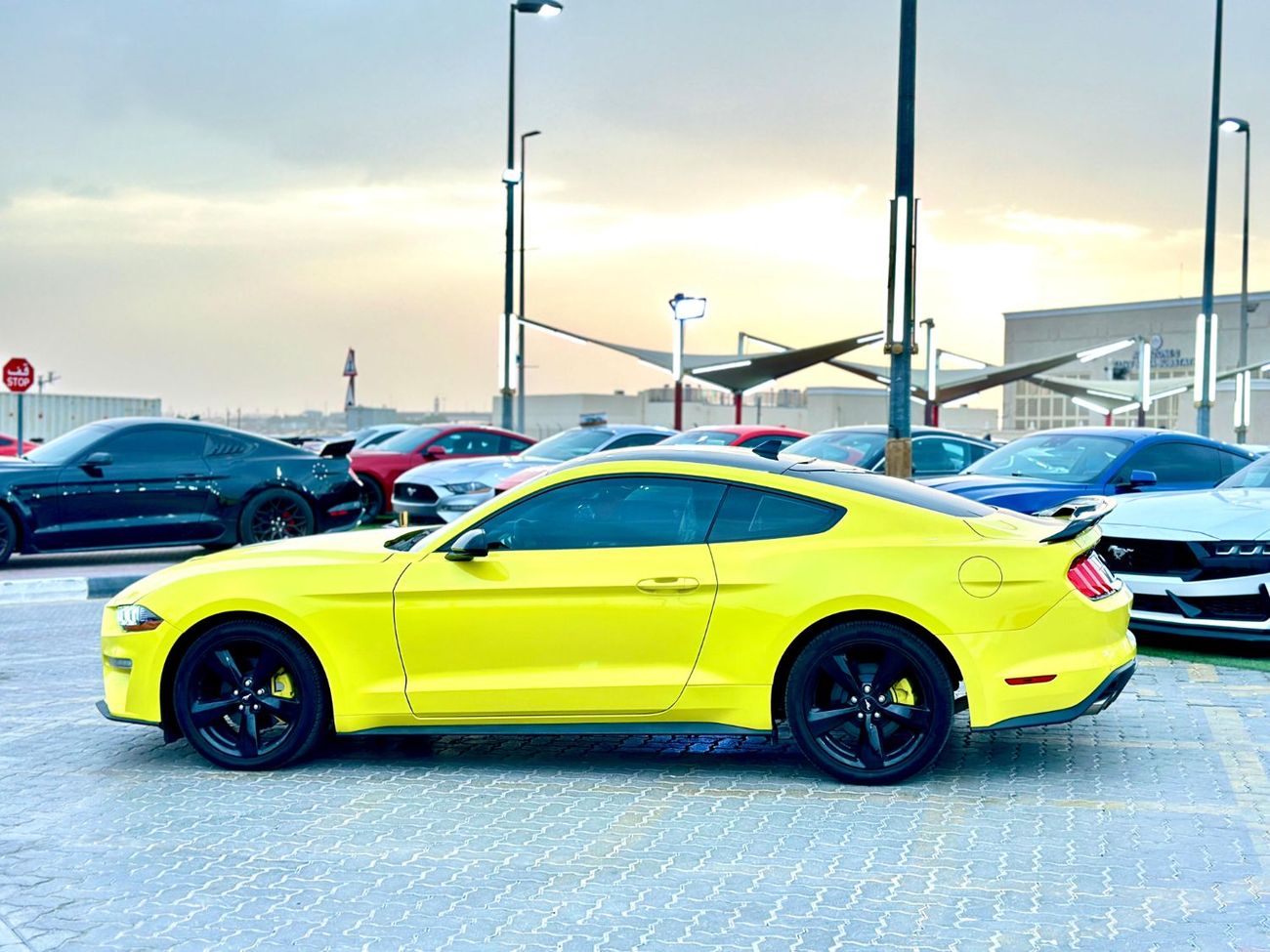 فورد موستانج Ecoboost | Monthly 1200/- | 0% DP | Blindspot | Fabric Seats | Touch Screen | # 04576