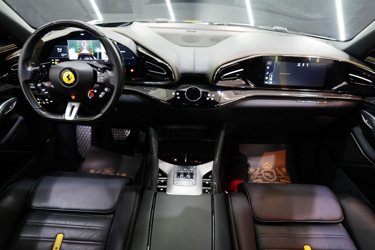 Ferrari Purosangue STD 2025 Ferrari Purosangue, Carbon Ext/Int Pack, Giallo Triplo Strato Livery, Al Tayer Warr + Serv!