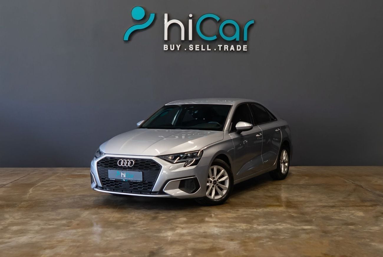 أودي A3 35 TFSI 1.4L AED 1,532 pm • 0% Downpayment • Audi A3 35 TFSI • Agency Warranty and Service Contract