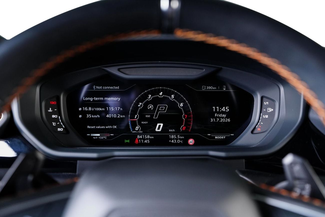 Lamborghini Urus STD Exclusive Leather With Orange Stitching-Black Exterior Pack-23 Inch Black Rims