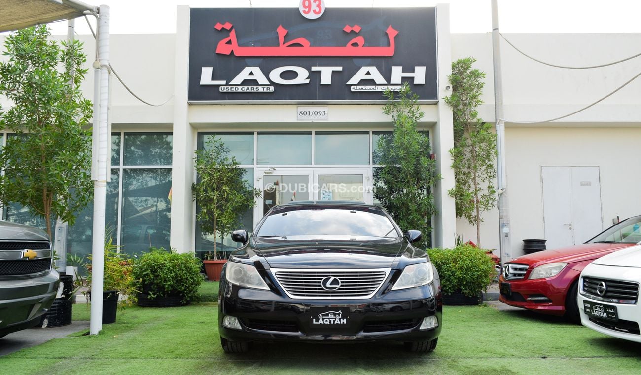 Lexus LS460 Imported 2008 black color inside beige number one leather hatch in excellent condition