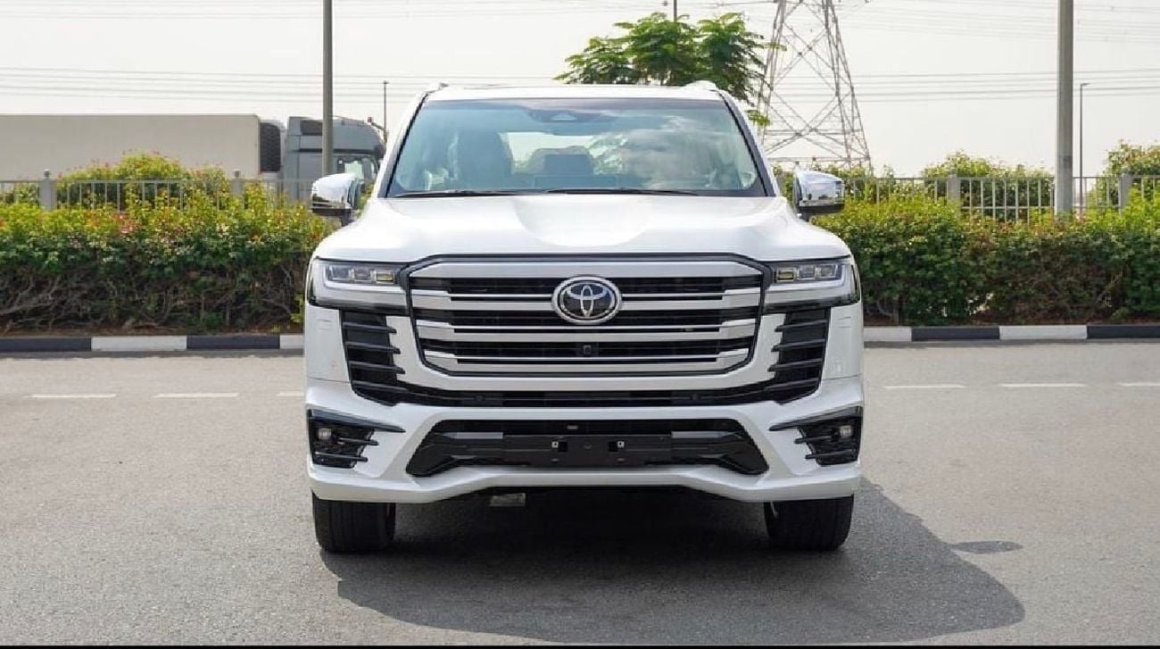 تويوتا لاند كروزر TOYOTA LAND CRUISER VXR 3.5 TWIN TURBO  WHITE/BLACK-RED 2026