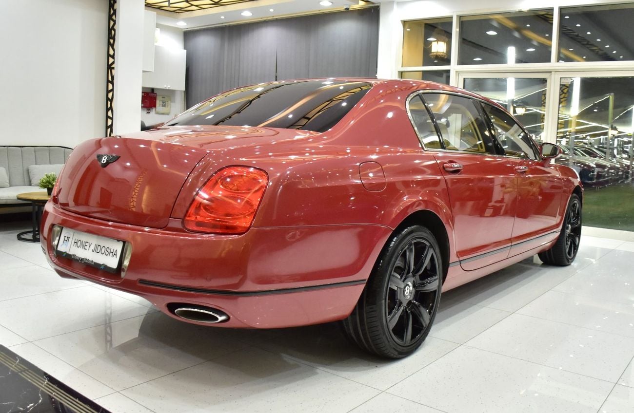 بنتلي فلاينج سبور EXCELLENT DEAL for our Bentley Flying Spur V12 ( 2007 Model ) in Orange Color GCC Specs