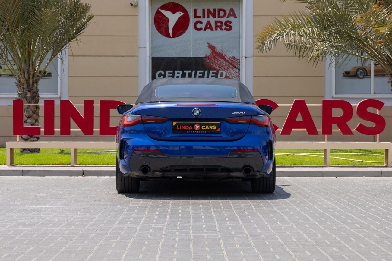 BMW 420i BMW 420i M-Sport Convertible 2024 GCC under Agency Warranty and Service Contract with Flexible Down-