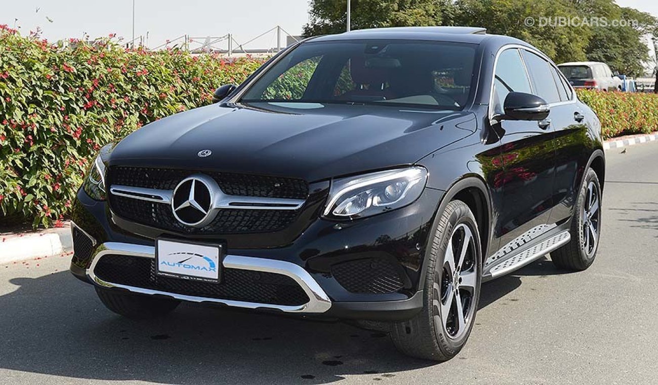 مرسيدس بنز GLC 300 Coupe, 4Matic 2019, 2.0L I4-Turbo GCC, 0km with 2 Years Unlimited Mileage Warranty