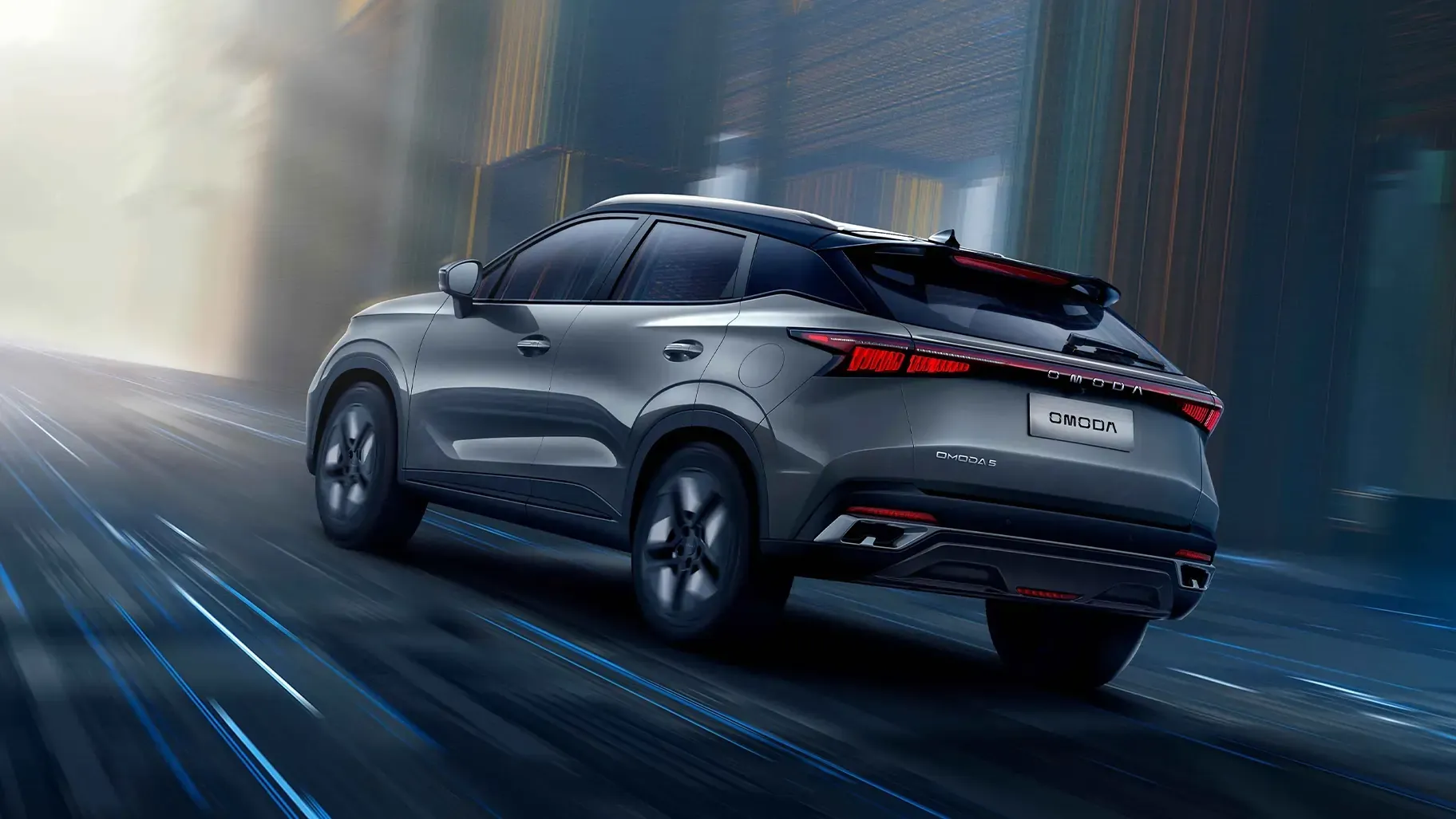 OMODA C5 exterior - Rear Left Angled