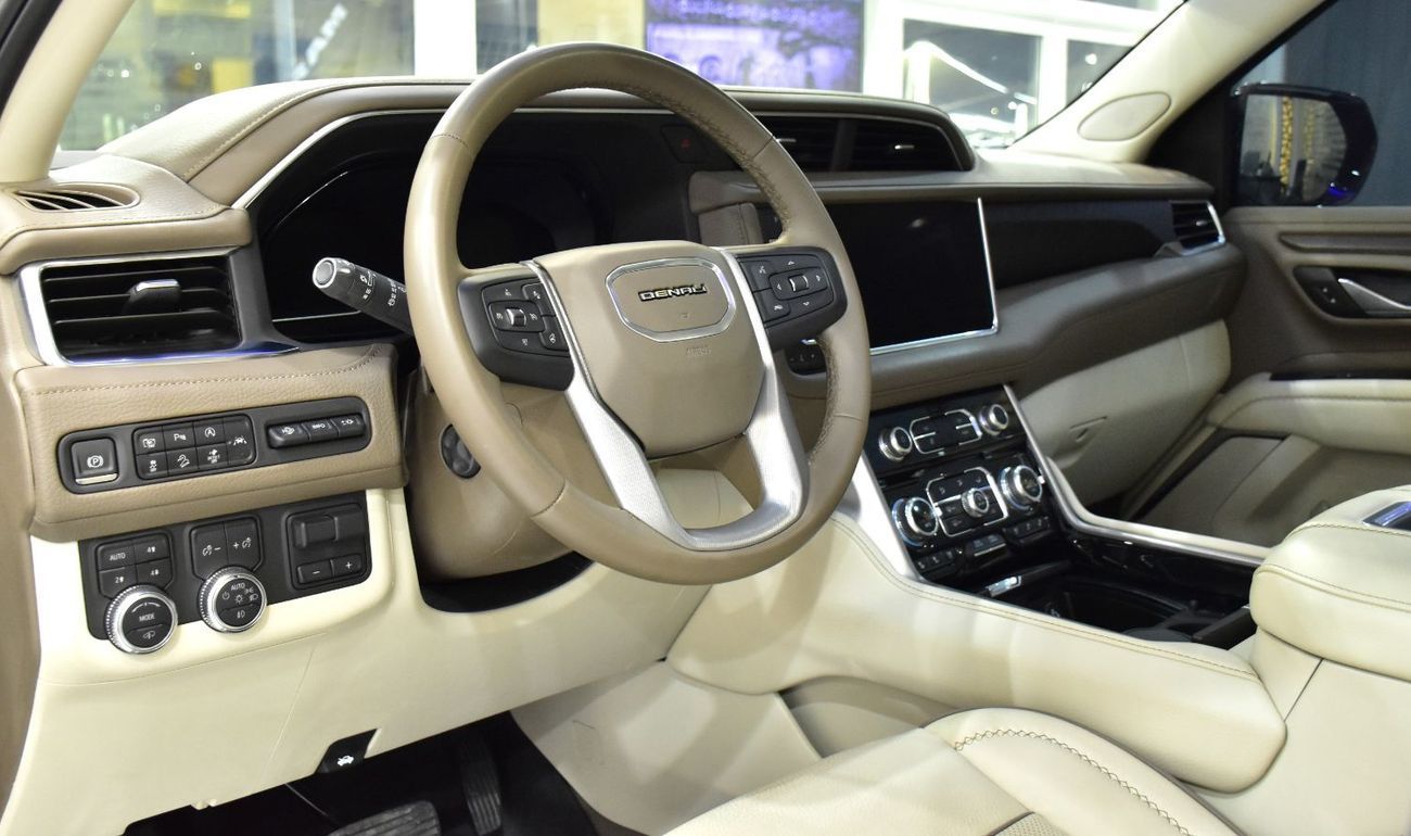 GMC Yukon DENALI EXCELLENT DEAL for our GMC Yukon (2023 Model) in Black Color GCC Specs