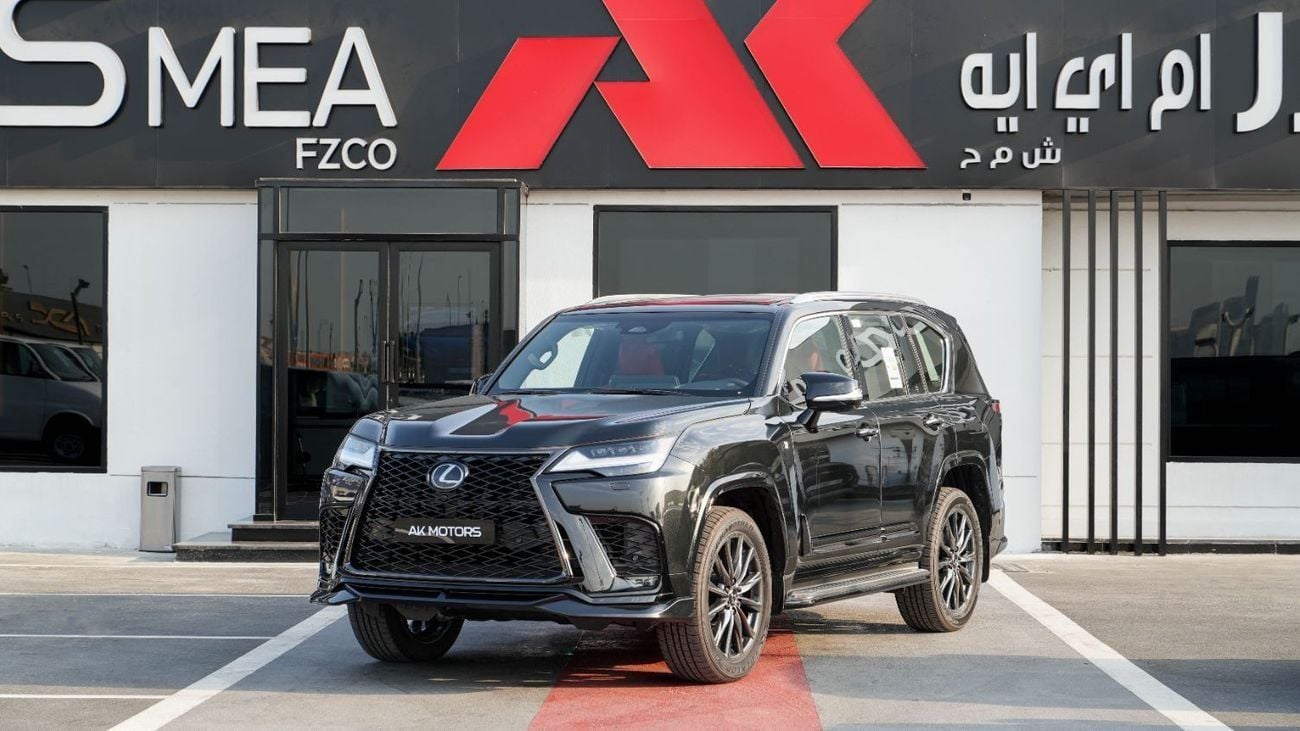 Lexus LX 600 F-Sport 3.5L Black 5 SEATS 2025 MY EXPORT PRICE
