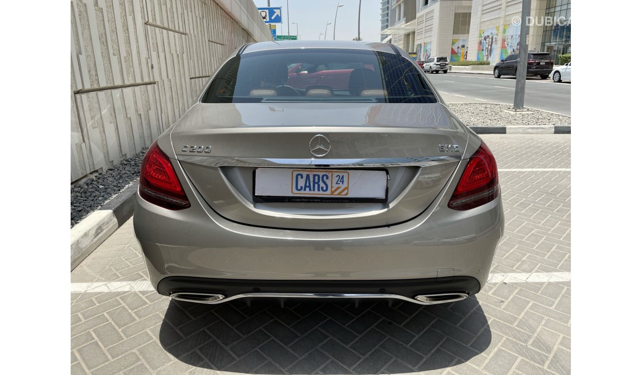 Mercedes-Benz C200 C200 2.0L | GCC | EXCELLENT CONDITION | FREE 2 YEAR WARRANTY | FREE REGISTRATION | 1 YEAR FREE INSUR