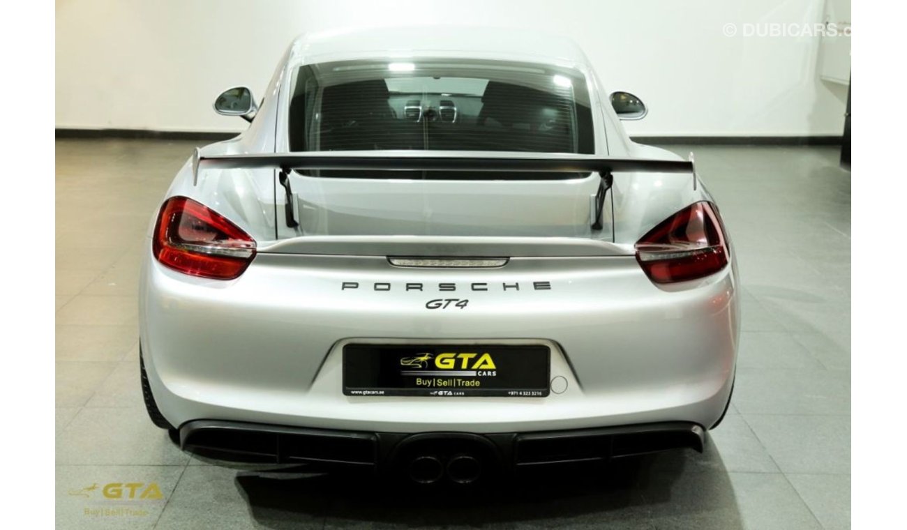 بورش كايمان جي تي ٤ 2016 Porsche Cayman GT4, Warranty, Full Porsche Service History, GCC