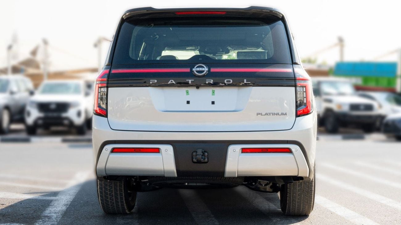 نيسان باترول 2026 Nissan Patrol SE Platinum 3.8L AT Petrol (Silver-Tan) (Black roof)