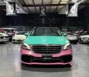 Mercedes Benz S63 AMG STD 4.0L V8 | Maybach Kit| Custom Tiffany green & glitter wrap/pink  finish