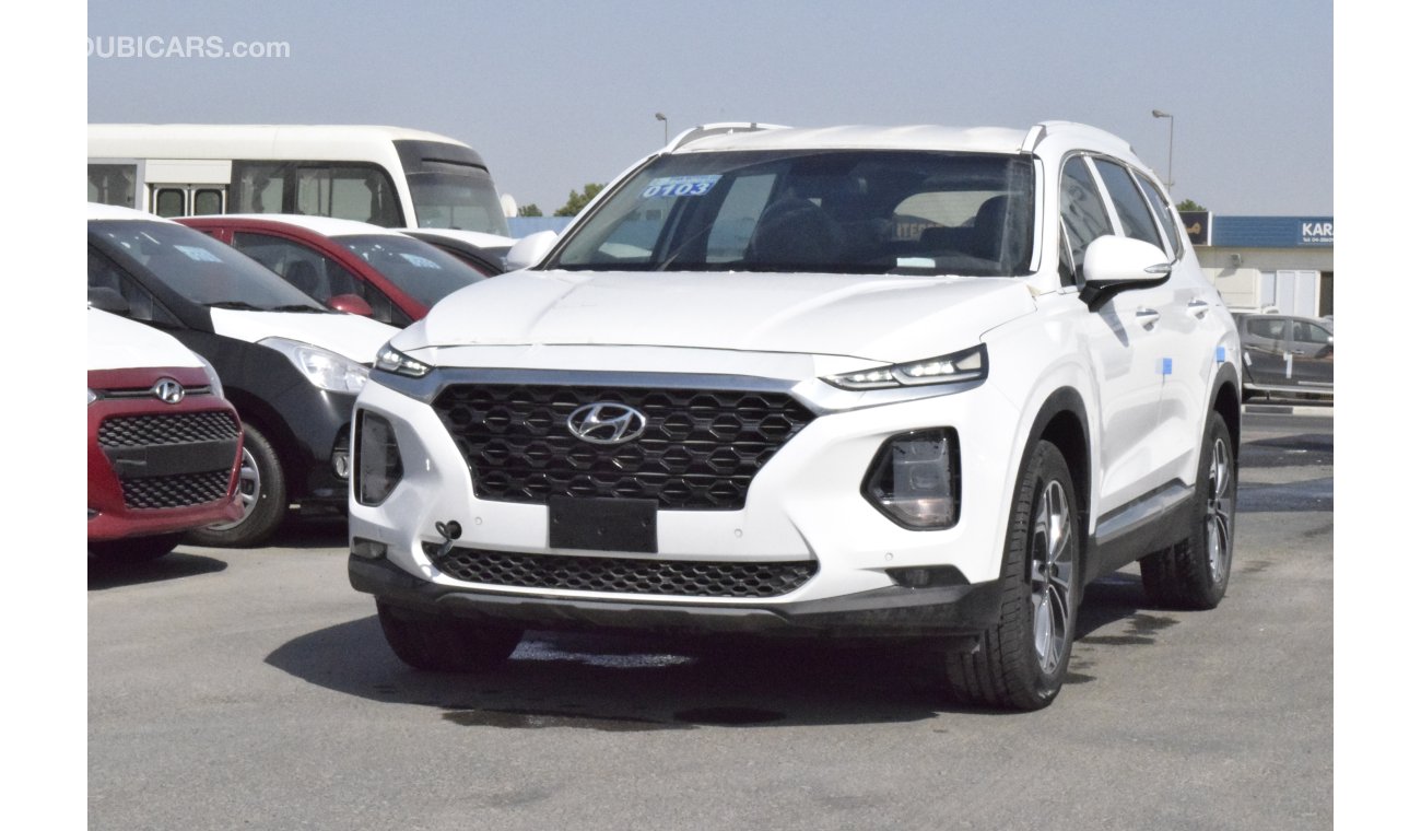 Hyundai Santa Fe 2019 MODEL HITRAC 3.5 L ENGINE  V6 JEANS FABRIC  AUTO TRANSMISSION ONLY FOR EXPORT