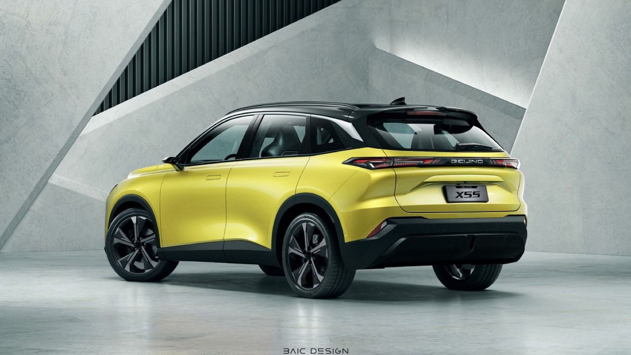BAIC X55 exterior - Rear Left Angled